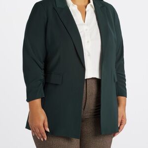 Professional and Trendy Green Blazer